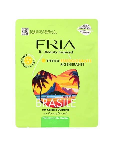 Fria Maschera Viso In Tessuto - Energizzante Brasile - Rigenerante